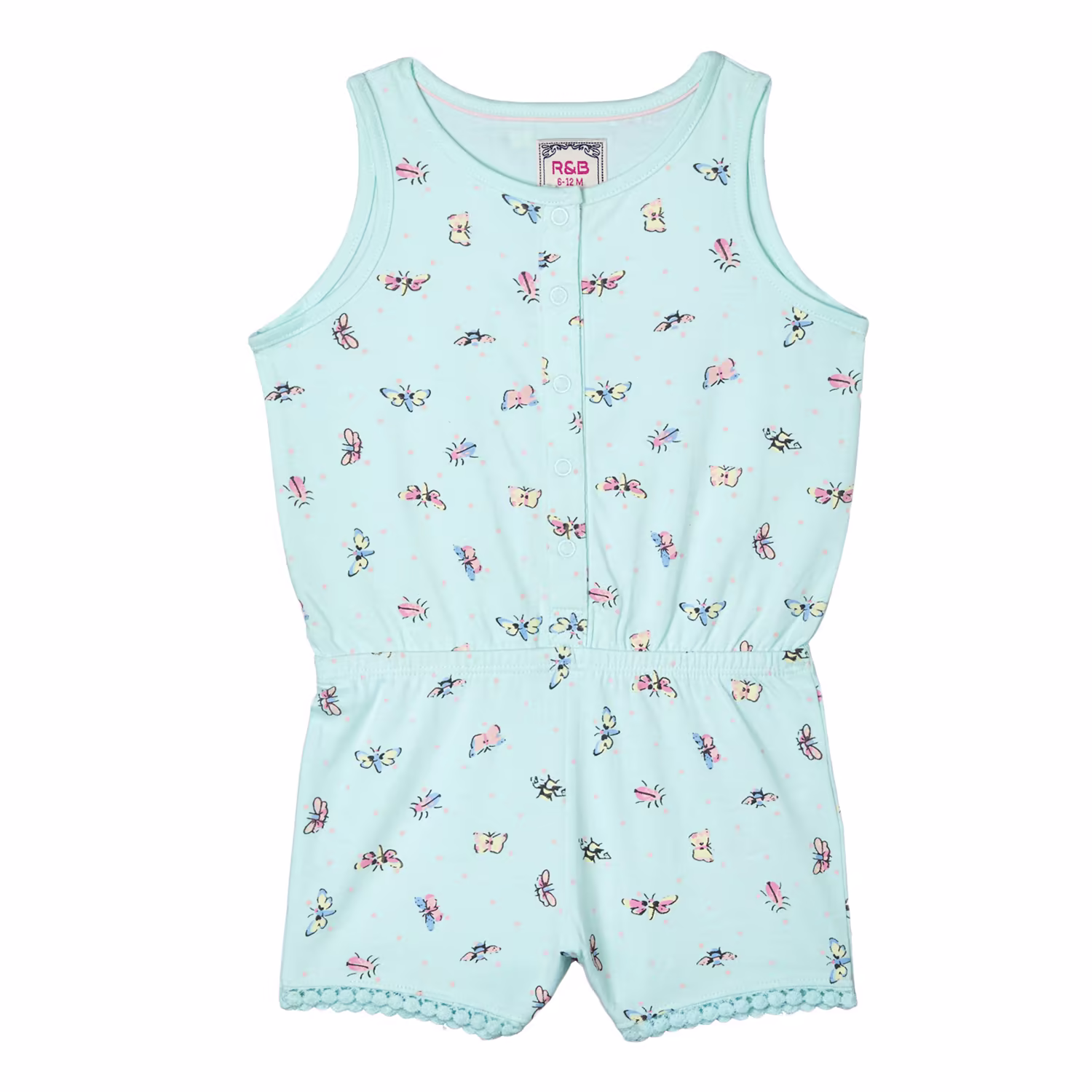 AOP insect and polka dot Onesie