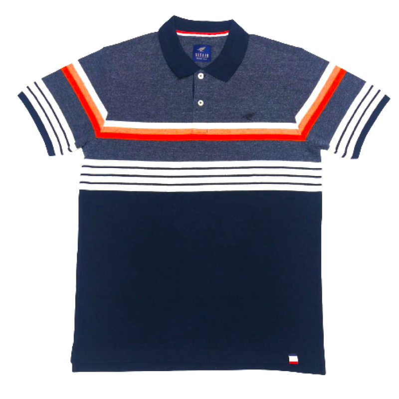 MENS POLO T-SHIRT WITH EMB LOGO