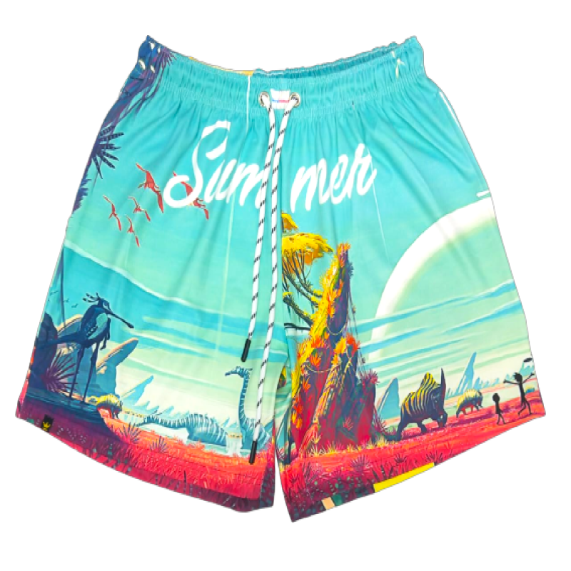 MENS PRINTED SHORTS WITH POCKET